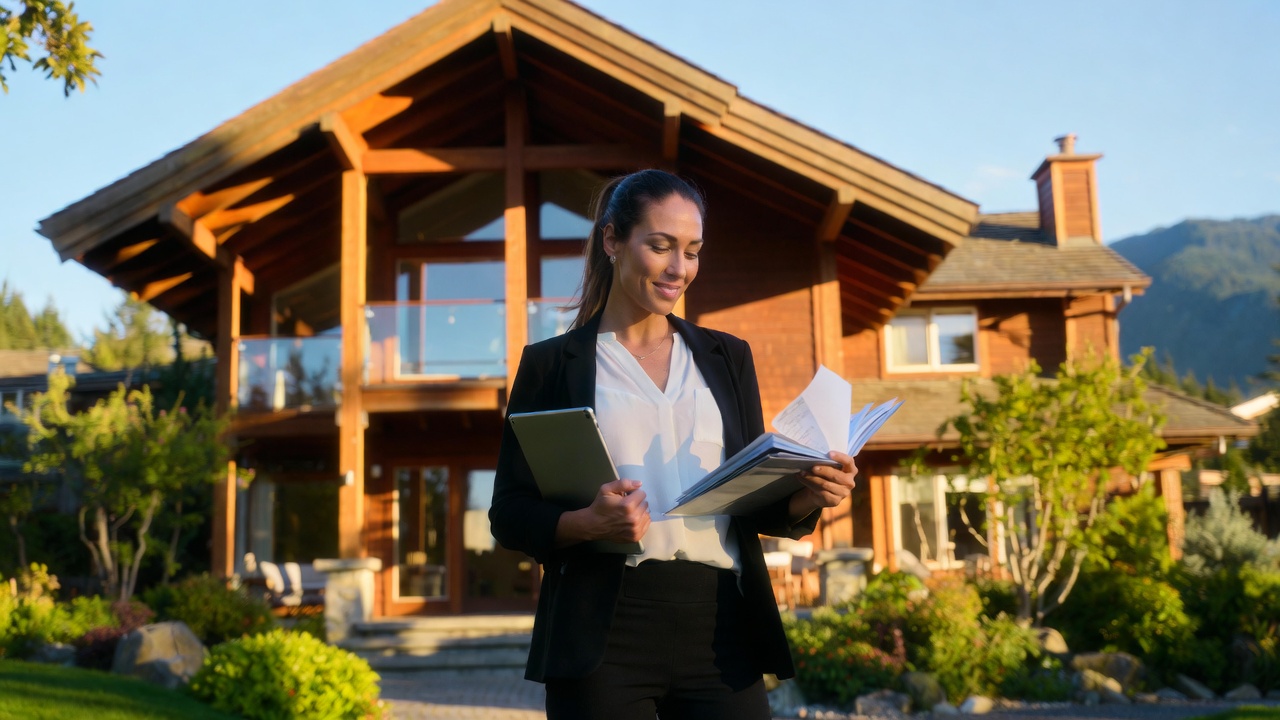 Agent scanning invoice at property